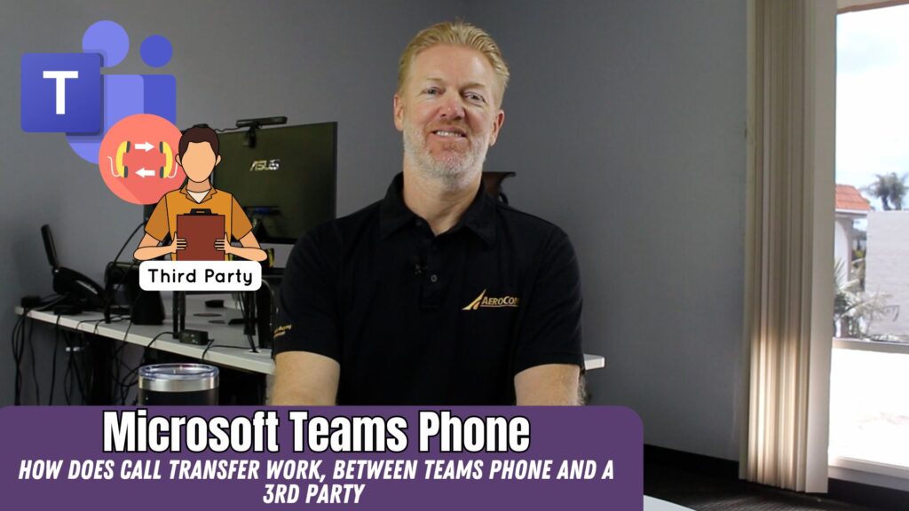 How does "Call Transfer" work, between Microsoft Teams Phone and 3rd party call center software