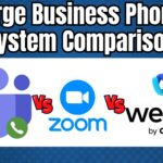 Large Business Phone System Comparison: Zoom Phone, Teams phone, and Cisco Webex